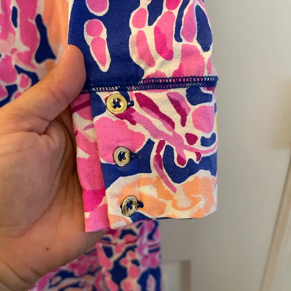 ! Lilly Pulitzer Brilliant Blue Catch and Release Sophie Dress small - Picture 3 of 4